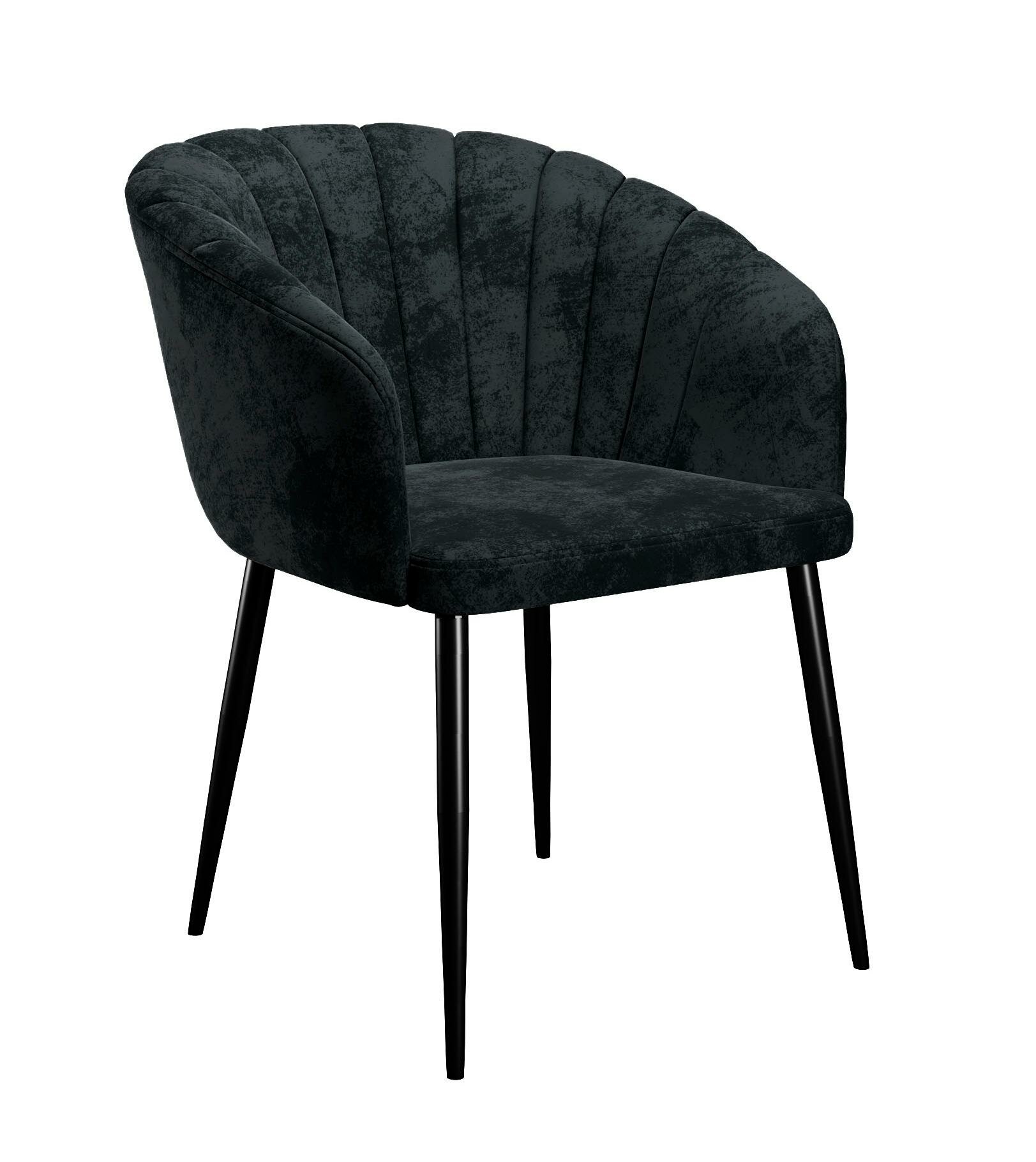 Стул для кухни Market 541 M18 черный, ножки черные