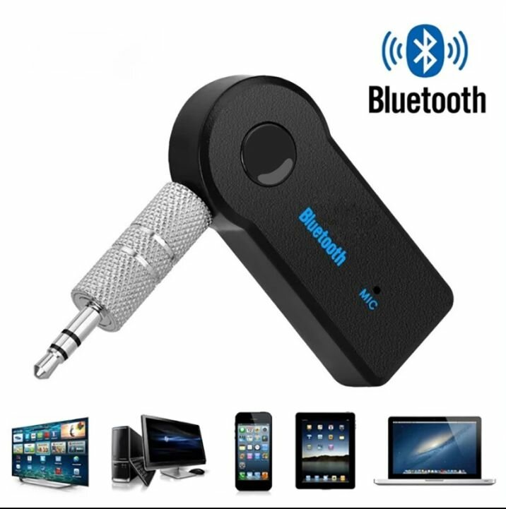 Bluetooth адаптер, Aux bluetooth 5.0+ EDR ресивер, черный