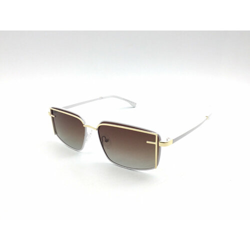 Солнцезащитные очки Kaizi Ps33136, коричневый, бежевый