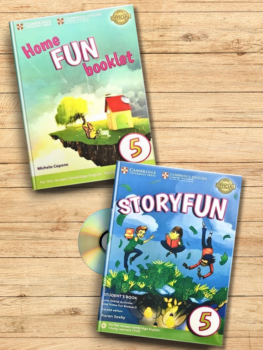 Storyfun 5 учебник + буклет + CD (без кода доступа к онлайн-ресурсам)