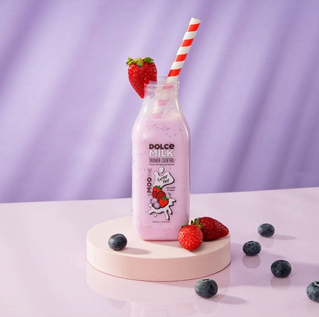 DOLCE MILK Гель-смузи для душа Лесные ягоды 400 мл