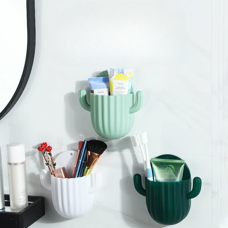 фото Органайзер настенный самоклеющийся для косметики и аксессуаров