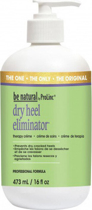 Крем увлажняющий Be Natural Dry Heel Eliminator, для сухой кожи рук и ног, заживляющий трещины, 473 мл
