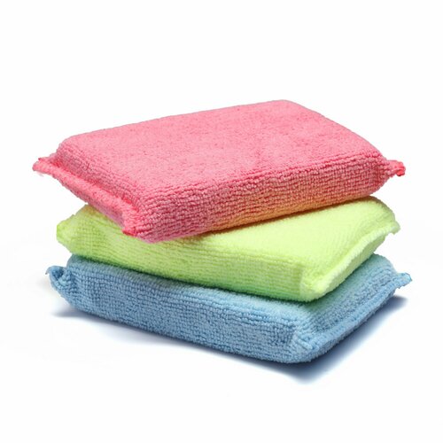 Губки для уборки Impact 15x10x2 см микрофибра 6 шт 541₽