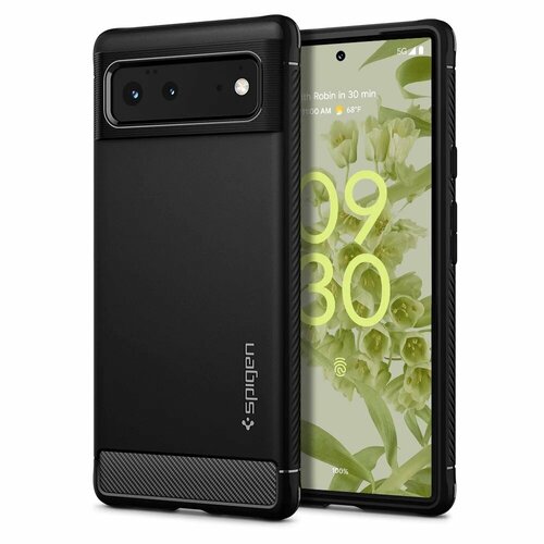 Чехол Spigen Rugged Armor для Google Pixel 6 (2021) - Matte Black черный