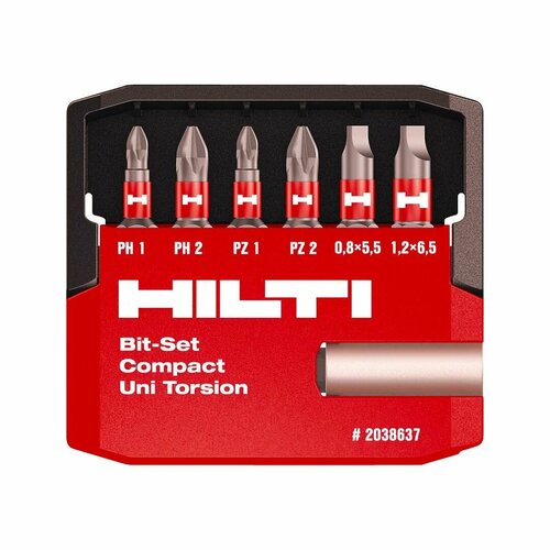 Набор битнасадок HILTI S-BSC UNI 251 T 6 2790₽