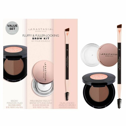Набор Anastasia Beverly Hills - Fluffy Fuller-Looking Brow Kit Soft Brown 6900₽