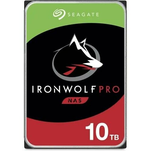 35 жесткий диск Seagate IronWolf Pro ST10000NE000 10ТБ 7200Обмин 256МБ 2247100₽