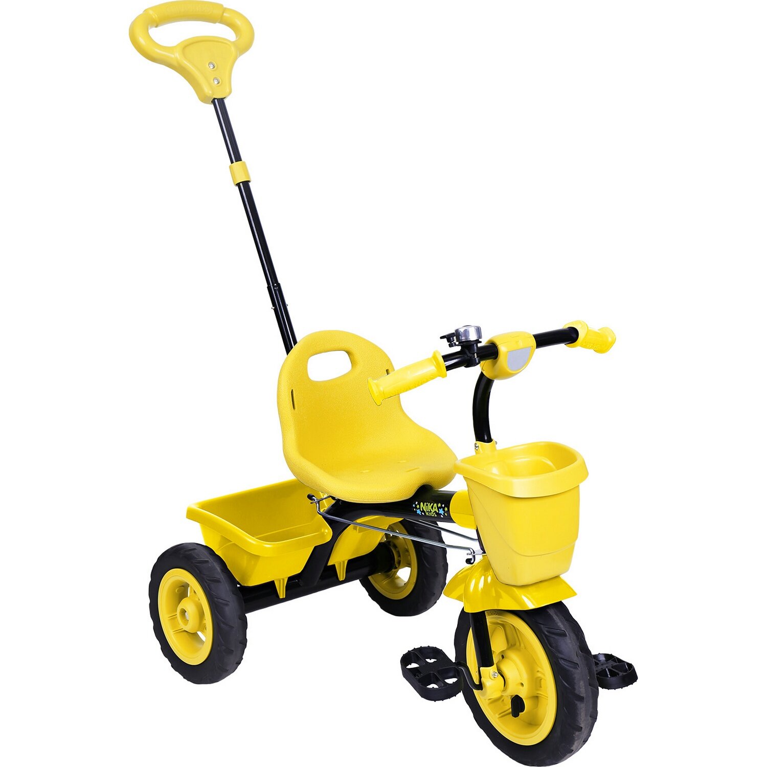 Детский трехколесный велосипед с родительской ручкой Nika ВДН2/2