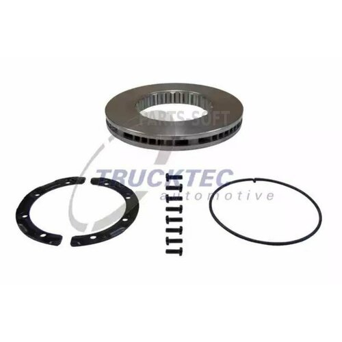 TRUCKTEC 0335046 Тормозной диск 410 x 45 mm beluftet OE 85110495 16185₽