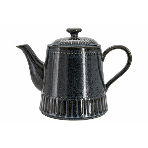 Чайник заварочный, 1,0 л, фарфор P, черно-синий, в крапинку, Black Kitchen черный, серый, синий, темный