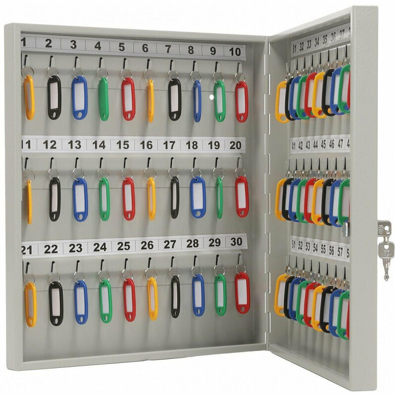 Шкаф для ключей AIKO KEY-60 на 60 ключей с брелоками, 1008009