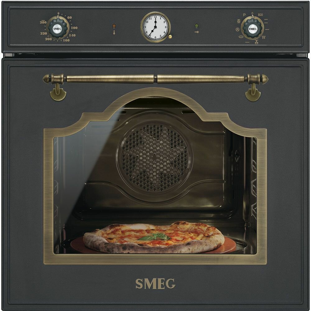 Духовой шкаф SMEG SFP750AOPZ, черный