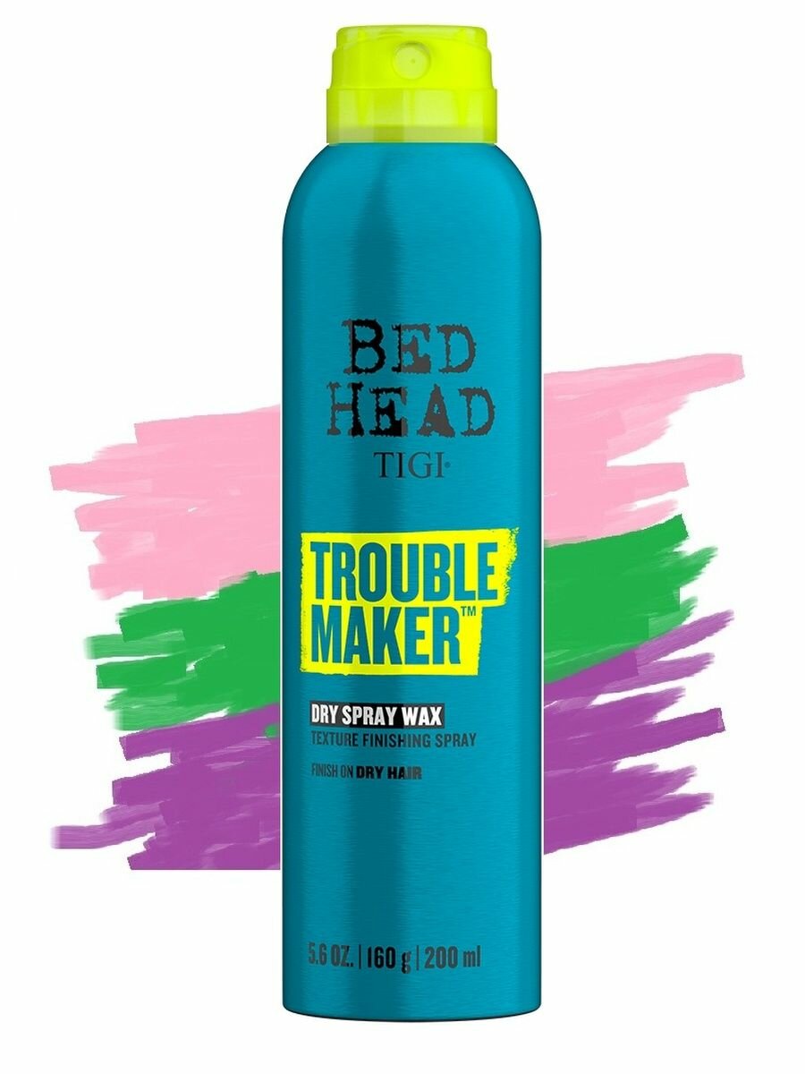 TIGI, Bed Head, Trouble Maker Dry Spray Wax - Воск-спрей для волос 200 мл