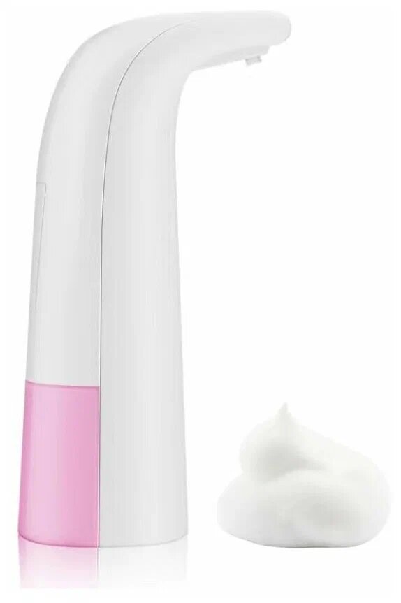 Сенсорный дозатор для мыла, белого/розового цвета