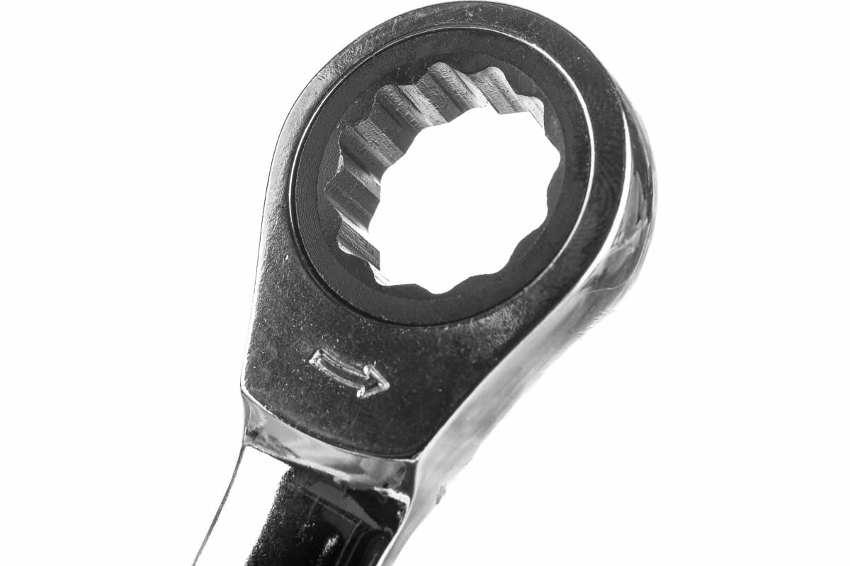 Комбинированный трещоточный ключ HORTZ - фото №4