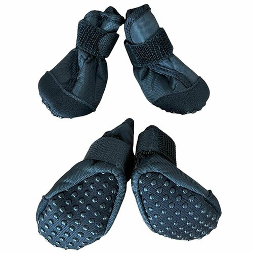 Ботинки-Сапожки Pet Fashion - Прогулочные, мягкие, цвет черный, XXS, 5х3.5см, 1 пара