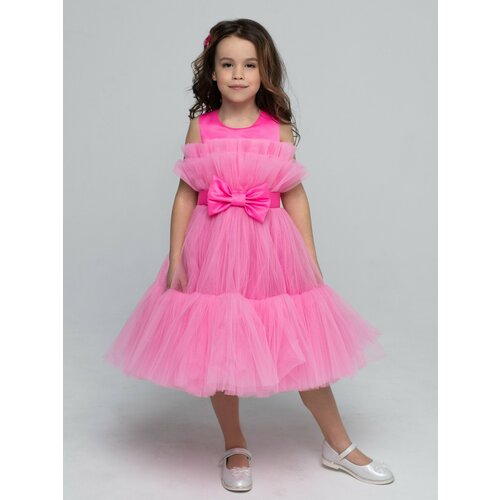 фото Платье milady, размер 36, розовый
