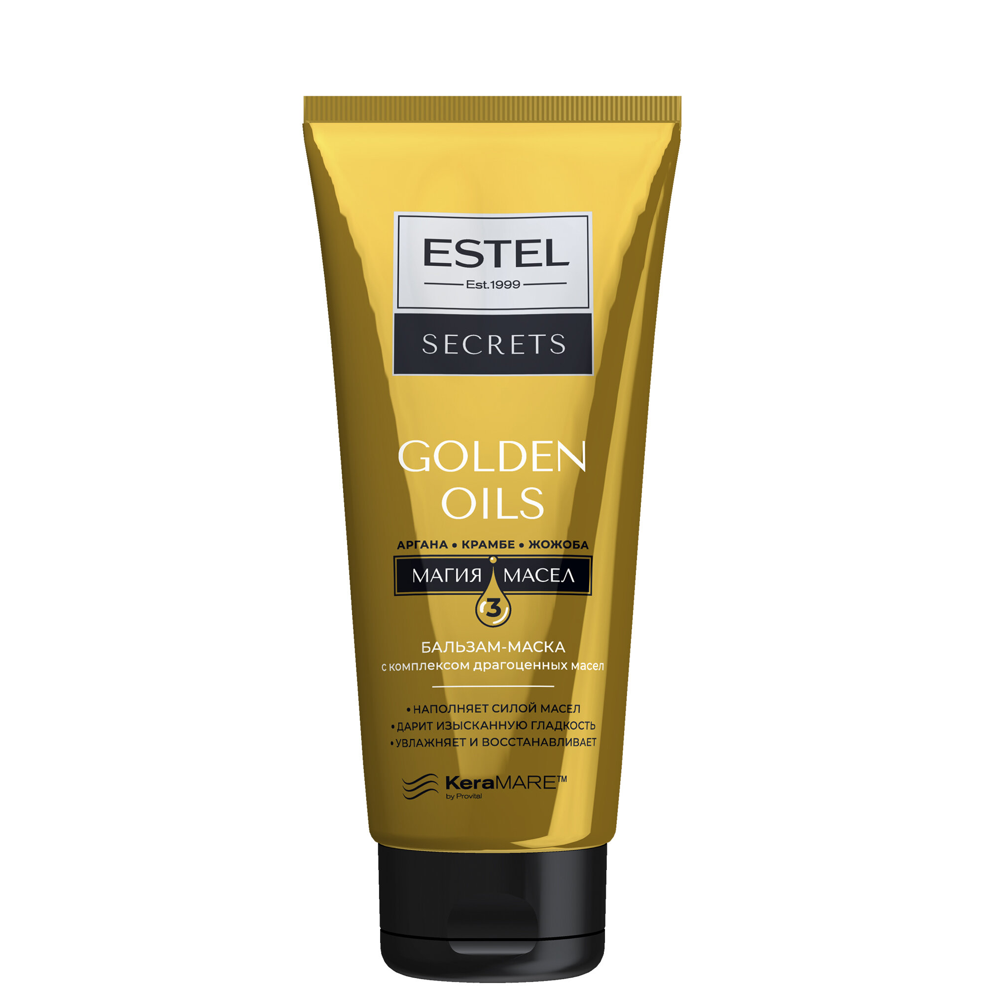 ESTEL SECRETS GOLDEN OILS Бальзам-маска c комплексом драгоценных масел для волос, 200 мл