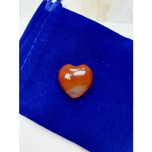 Сердце из сердолика 2 см