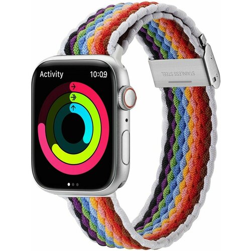 Ремешок для смарт-часов Dux Ducis Strap (Mixture II Version) для Apple Watch Ultra/SE/8/7/6/5/4/3/2/1 (49мм/45мм/44мм/42мм) Pale Stripes многоцветный