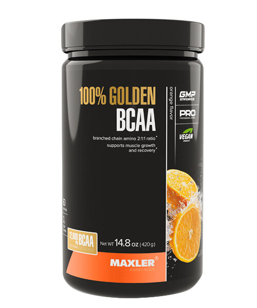100% Golden Bcaa Maxler 420 г (Апельсин)