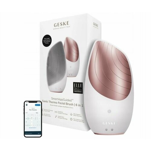 Ультразвуковая щетка для чистки лица Geske 6 в 1 белый 1392400₽