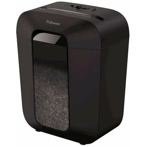 Шредер Fellowes® Powershred® LX50, DIN P-4, 4х37мм, 9лст, 17 лтр, уничт: скрепки, скобы, карты.