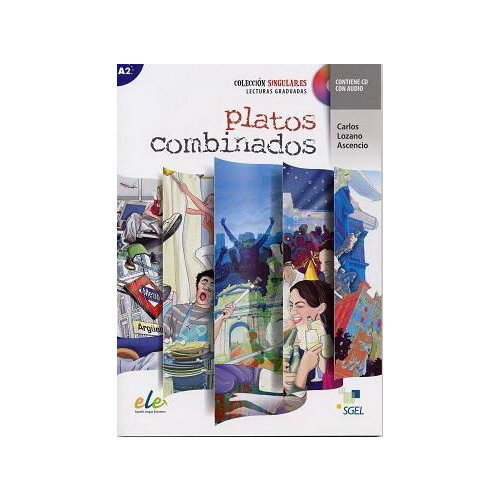 Platos Combinados Libro+CD, адаптированная книга на испанском языке уровня A2