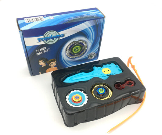 Набор Битва волчков CB-71 2 Волчка+Пускатель Tornado Gyro Combat Battle Set 8+ — фото 1