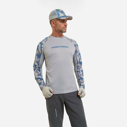 Лонгслив солнцезащитный Wave для туризма, рыбалки, квадро