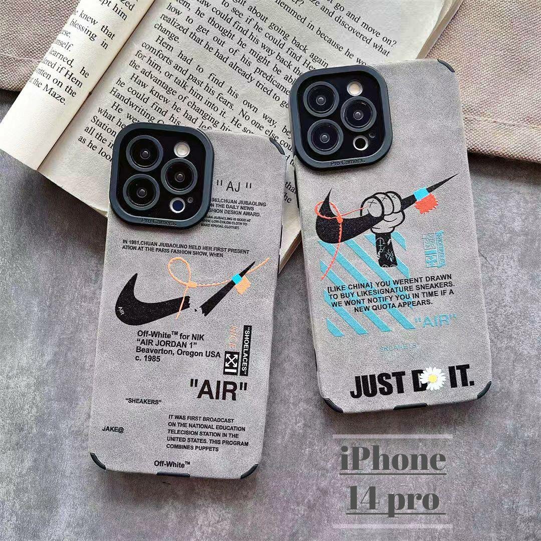 Чехол на айфон 14 Про серый с жордан / Чехол на iPhone 14 Pro серый с jordan