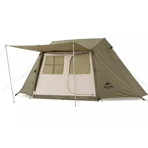 Палатка Naturehike Village 5.0 4-местная, алюминиевый каркас, зеленый