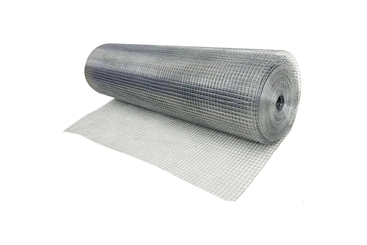Сетка алькор сетка штукатурная сварная оцинкованная ячейка 25x25 мм d08 мм (рулон 1x25 м) 162506