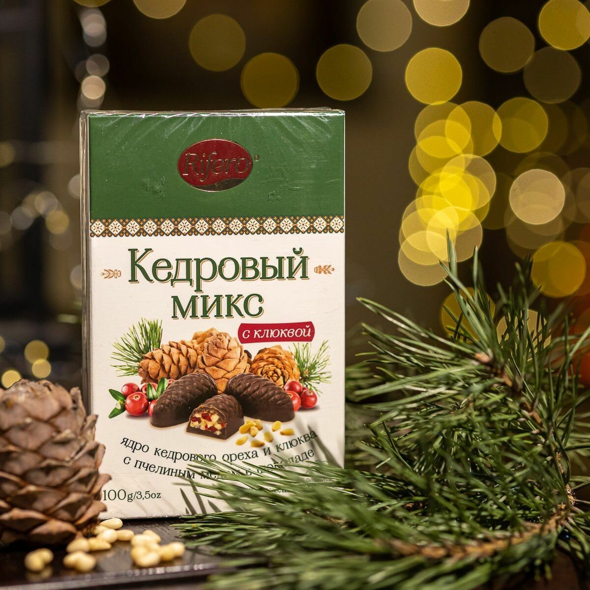 Кедровый микс с клюквой, облепихой и кедром — фото 1