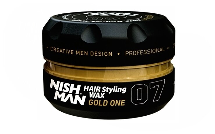 NISHMAN Воск 07 Gold One, сильная фиксация, 150 мл, 200 г