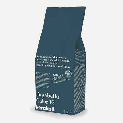 Изображение товара Затирка для плитки полимерцементная Kerakoll Fugabella Color (3кг) 16