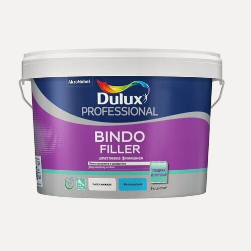 Изображение товара Шпатлевка финишная Dulux Bindo Filler (5кг)