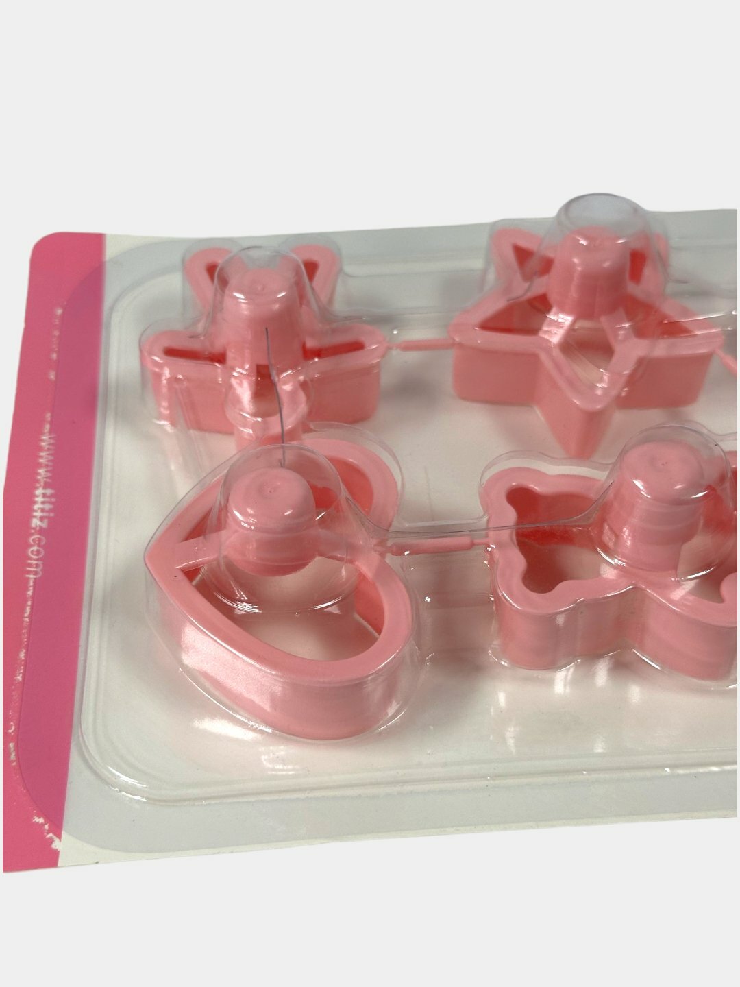 Силиконовая форма для выпечки, 6 форм, Titiz Турция, Алый