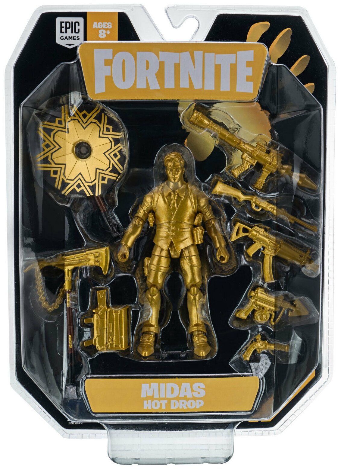 Fortnite - Фигурка Midas - Gold с аксессуарами (HD)