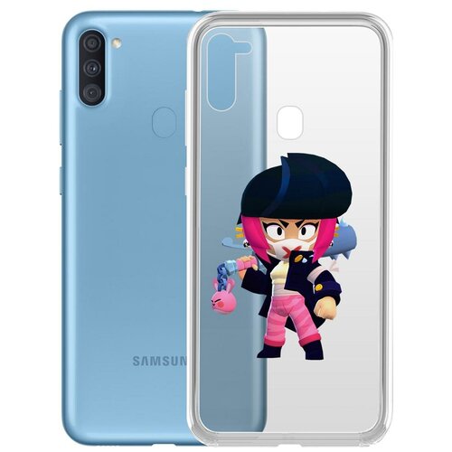 фото Чехол-накладка clear case brawl stars-ужасная биби для samsung galaxy a11/m11 (a115/m115) krutoff group
