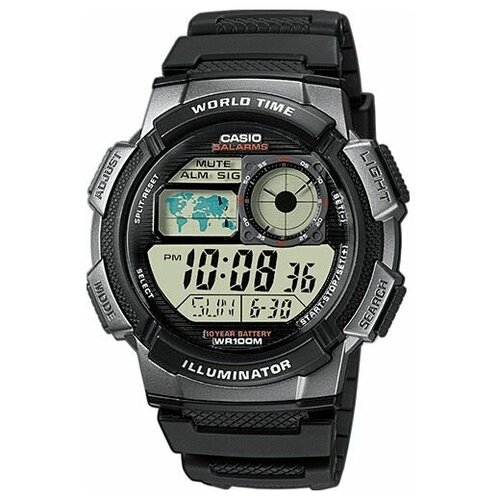 фото Наручные часы casio ae-1000w-1bvef, черный