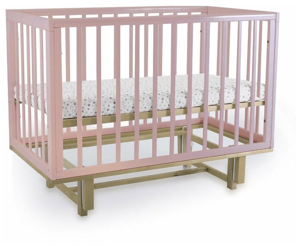 Кровать детская 120*60 RANT "INDY" (арт.766) маятник Cloud Pink