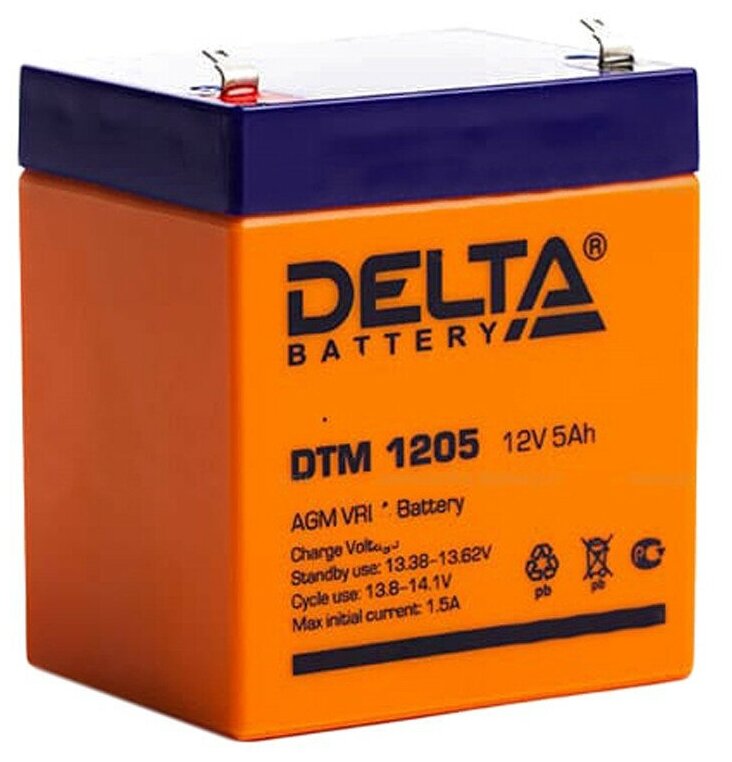 Батарея для ИБП Delta DTM 1205 (12V/5Ah)-D-K