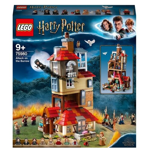 Конструктор LEGO Harry Potter 75980 Нападение на Нору, 1047 дет.