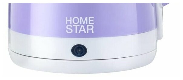 Чайник Homestar HS-1035 (1,8 л) фиолетовый, двойной корпус - фотография № 4