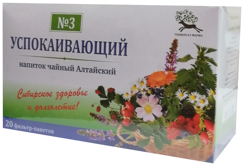 Напиток чайный Алтайский №3 "Успокаивающий" (фильтр-пакеты)