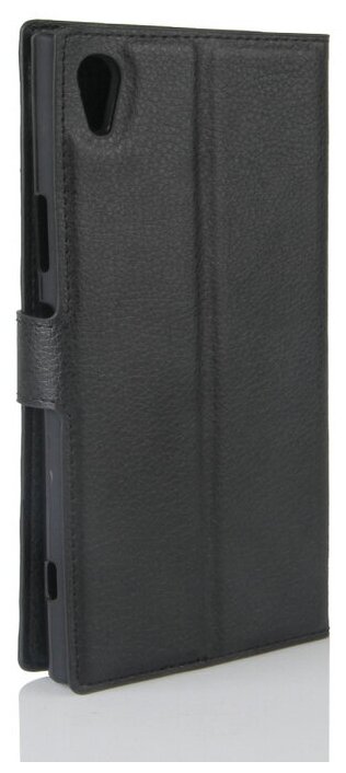 Чехол-книжка MyPads для Sony Xperia XA1 Ultra 6.0 (G3221/ 3223 / 3225) с мульти-подставкой застёжкой и визитницей черный