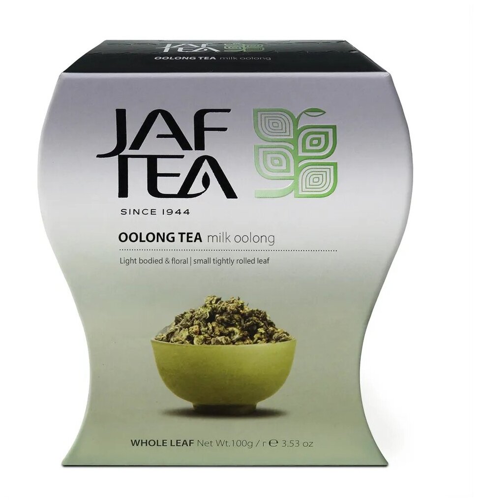 Чай зелёный JAF TEA Oolong Milk листовой, молочный Оолонг, 100 г.