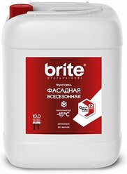 BRITE PROFESSIONAL грунтовка фасадная всесезонная (10л)